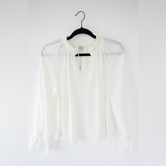 Madewell Ruffle Blouse - Picture 5 of 7